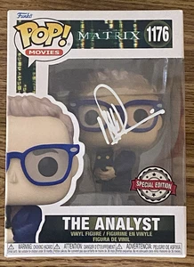 Neil Patrick Harris Autografo Matrix Resurrections L'analista Funko Pop #1176 - Foto 1 di 7