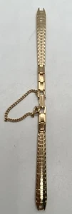 NOS SPEIDEL Cinturino Orologio Donna Oro Fantasia 5,75” Catena di Sicurezza Espansione Anello Estremità - Foto 1 di 6