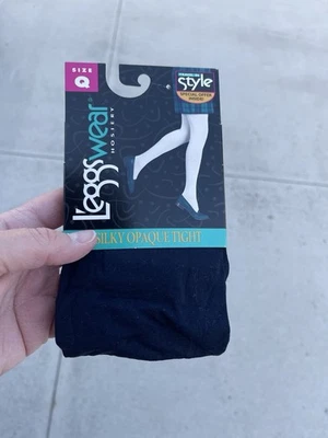 DE COLECCIÓN 90S PIERNAS SEDOSAS OPACAS MEDIAS SPANDEX Azul Marino NUEVAS Talla Q Foto 1 de 4