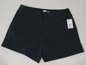 A New Day Womens High-Rise Casual Fit 5" Chino Stretch Shorts Black Size 14 NWT - Picture 1 of 4