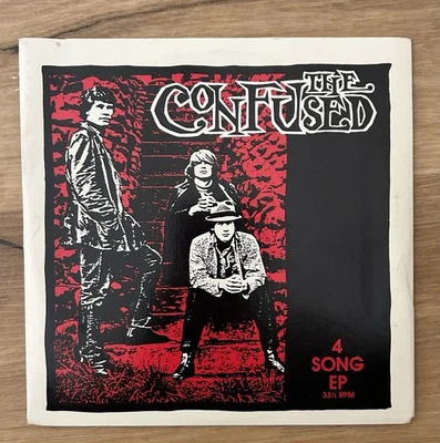 RARE 80s Power Pop Mod Psych 45 THE CONFUSED 4 Song EP San Diego EX* Foto 1 de 4