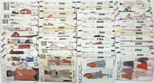 Lot of 40 McCall's Sewing Patterns 1980s for Women Mixed Sizes Uncut - Picture 1 of 6