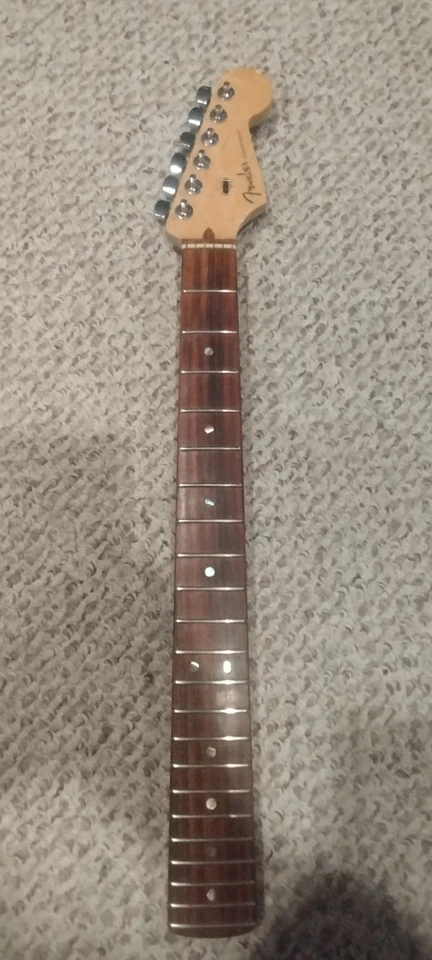 2008 Fender American Strat Stratocaster Deluxe Rosewood Neck Locking Tuners VG - Image 1 of 4