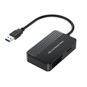 New USB 3.0 4 in 1 Hub Adapter Multi Slot Memory Card Reader For SD/SDHC/SDXC - Picture 1 of 13