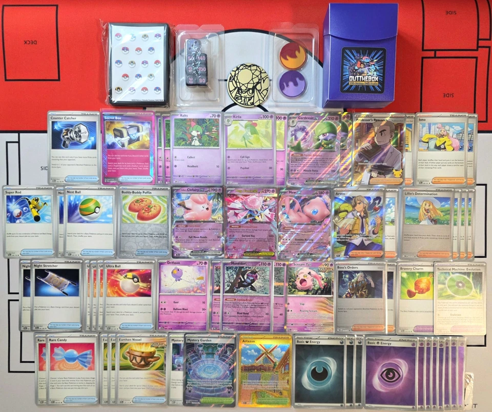 Mega Diancie Ex & Gardevoir Ex - Pokémon TCG - OutTheBoxTCG Custom Meta Decks - Image 1 of 4