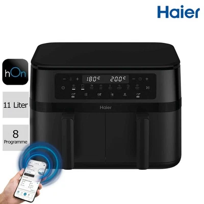 HAIER HAF3AD 011 Heißluftfritteuse 11 Liter Spülmaschinenfest Warmhaltefunktion