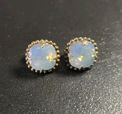 Brincos perfurados de cristal de bronze Sorrelli - Imagem 1 de 4