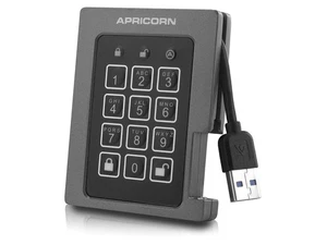 Apricorn Aegis Padlock ASSD-3PL256-1TBF 1 TB Solid State Drive - 2.5" Internal - - Picture 1 of 5