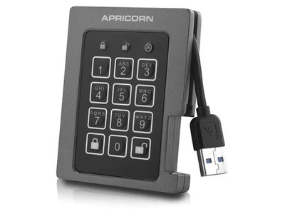 Apricorn Aegis Padlock ASSD-3PL256-1TBF 1 TB Solid State Drive - 2.5" Internal - - Image 1 of 4