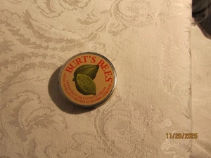 Vintage Burt's Bees Lemon Butter Cuticle Cream .3 oz Metal Tin Full Made in USA - Picture 1 of 7