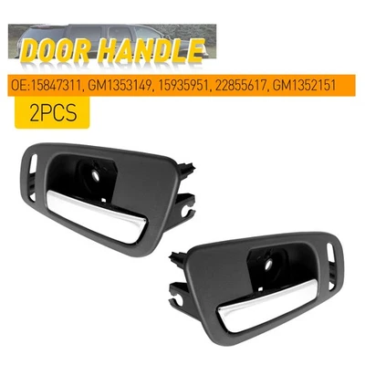 Manija de puerta delantera derecha izquierda interior lateral para Chevrolet Tahoe Avalanche 2007-2014 Foto 1 de 4