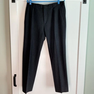 Polo Ralph Lauren Men’s Wool Blend Charcoal Gray Dress Pants Office 34 X 32 - Image 1 of 4
