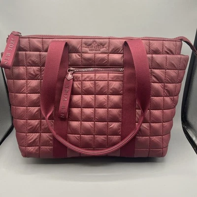 Bolso de Mano Kate Spade Camden Acolchado en Blackberry Conserves Auténtico seminuevo Foto 1 de 4