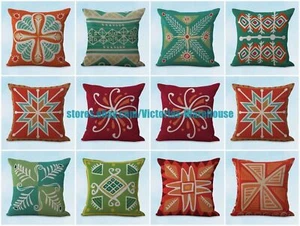 set of 10 pillow covers for throw geometric cushion cover - Picture 1 of 12