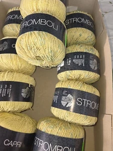 Lana Grossa Capri-Stromboli-Mix Paket mit Seide , Baunwolle, Poly 500 Gramm - Bild 1 von 2