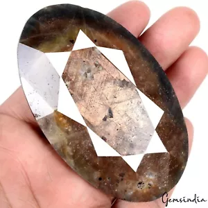 Certified 1100 Cts Natural Untreated Bi-Color Sapphire Oval Cut Huge Loose Gem - Picture 1 of 6