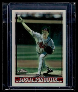 1998 Topps Chrome Refractor #296 Greg Maddux Braves HOF - Picture 1 of 2