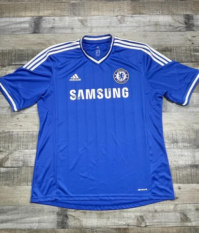 Adidas Shirt Mens Extra Large Blue Chelsea Football Club Samsung Top Cover
