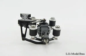Achsaufhängung für Hinterachse mit Luftfederung Attrappe Tamiya LKW 1:14, Lesu - Bild 1 von 11