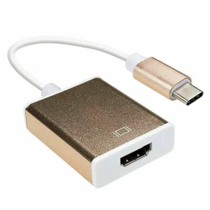 Convertitore Adattatore Type-C a HDMI Cavo di Connessione x PC Smartphone HM001 - Foto 1 di 7
