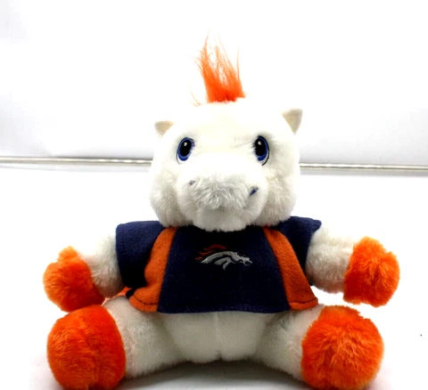 NFL Denver Broncos 9 Inch Stuffed Plush Collectable Mascot Mustang Horse Cover