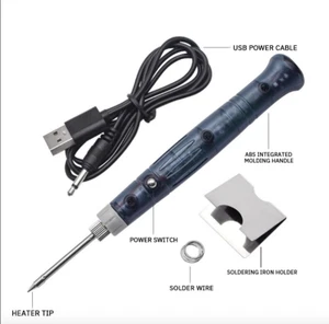 5V Soldering Iron Portable Mini USB Household Electronic Repair Solder Welding - Imagen 1 de 3
