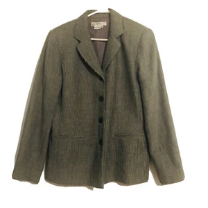 RAFAEL Size 8 Gray textured Jacket Blazer Button up (VV) - Picture 1 of 7