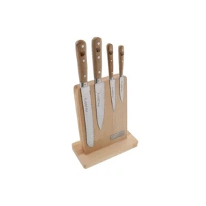 Jean Dubost Block mit 4 holzmessern - Bild 1 von 3