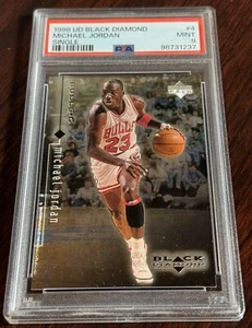 1998 MICHAEL JORDAN UD BLACK DIAMOND FOIL #12 PSA 9 BULLS (635) - Picture 1 of 2