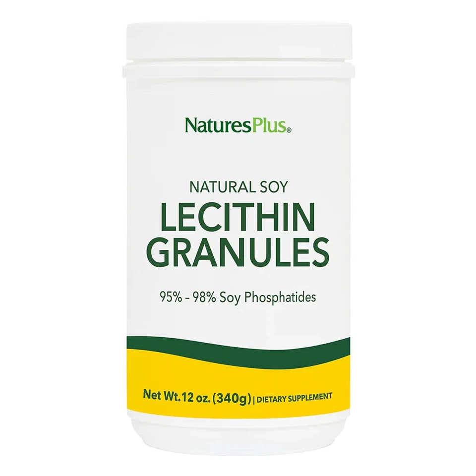 Gránulos de lecitina foscátidos de soja NATURE'S PLUS - 12 OZ Foto 1 de 1