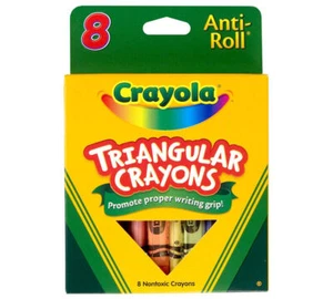Crayones triangulares antienrollo Crayola 8 unidades - Imagen 1 de 1