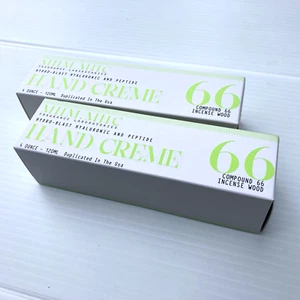 Lot Of 2 Miim Miic No 66 INCENSE WOOD Hand Creme Cream Lotion 4 oz / 120ml - Picture 1 of 3