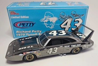 BLACK CHROME RICHARD PETTY 1/24 #43 1970 MARC TIMES PLY SUPERBIRD UNNUMEBERED - Image 1 of 4