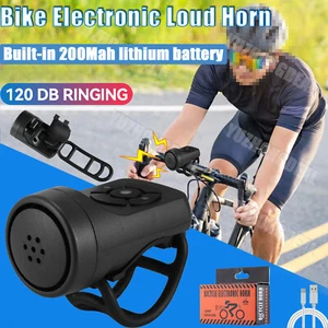 120dB Bicycle Electronic Loud Horn Bell Bike Handlebar Safety Electric Bell Ring - Picture 1 of 18
