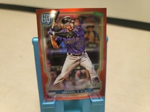 2020 Topps Gypsy Queen Red refractor 2/5 Nolan Arenado T9413