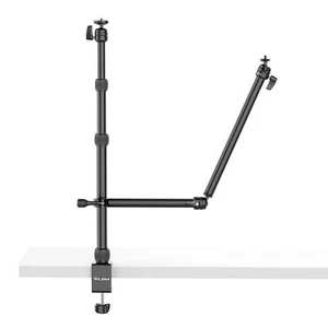 JUSMO Camera Desk Mount with Auxiliary Holding Arm Overhead Camera Mount - Picture 1 of 8