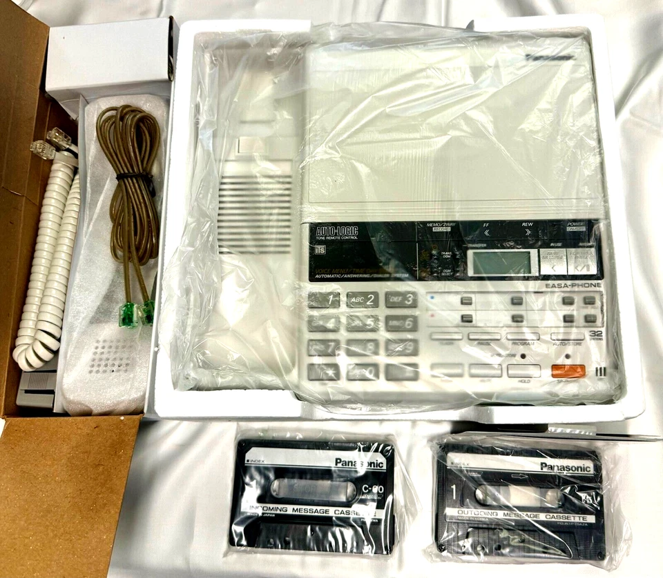 Panasonic KX-T2470 Telephone White Easa-Phone - VINTAGE NEW - Image 1 of 4