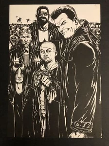 The Boys B&W COVER Dynamite Comic Buch Poster 8x12 Darick Robertson - Bild 1 von 1