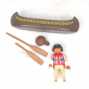 Playmobil 3397 Canoe Trapper American Indian - Picture 1 of 3