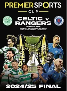 Celtic v Rangers - Scottish League Cup Final 2024 - Official Programme - Picture 1 of 1