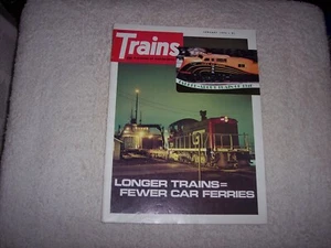 TRAINS THE MAGAZINE OF RAILROADING--JANUARY 1975 #149 - Imagen 1 de 7