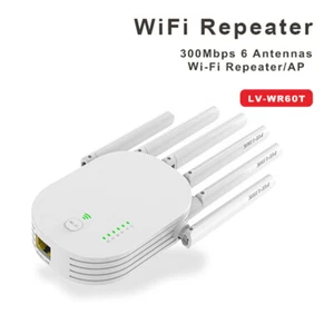 300M 2.4G Wifi Range Internet Extender Wireless Repeater Signal Booster Router - Picture 1 of 14