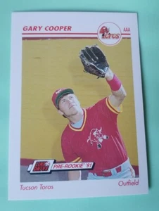 Gary Cooper 1991 Line Drive AAA #609 - Tucson Toros  - Imagen 1 de 2