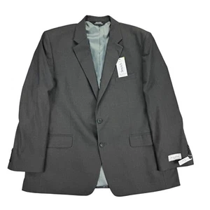 Haggar Mens Premium Stretch Classic Fit Suit Jacket Dark Gray 48R - Picture 1 of 6