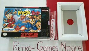 Super Ninja Boy Super Nintendo AUTHENTIC SNES Box ONLY Actual pic Fast ship LOOK