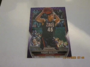 RASIR BOLTON 2022-23 BOWMAN CROMO UNIVERSIDAD PÚRPURA BRILLO #12 272/399 - Imagen 1 de 4