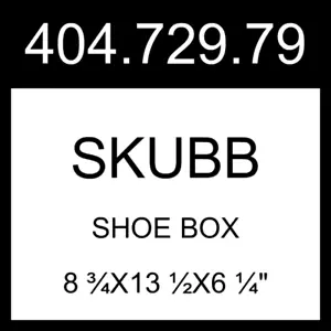 IKEA SKUBB Shoe Box Dark Gray 4 Pack 8 ¾x13 ½x6 ¼" 404.729.79 - Picture 1 of 1