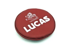 LUCAS logo 576 (6inch) spot/fog light cover red classic mini bmc austin morris - Picture 1 of 5