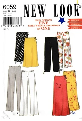 Newlook 6059 Ladies Dress and Trousers (6-16)  (Skirt Cut14) - Image 1 of 2