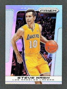 2013-14 Panini Prizm Silver #85 Steve Nash Los Angeles Lakers